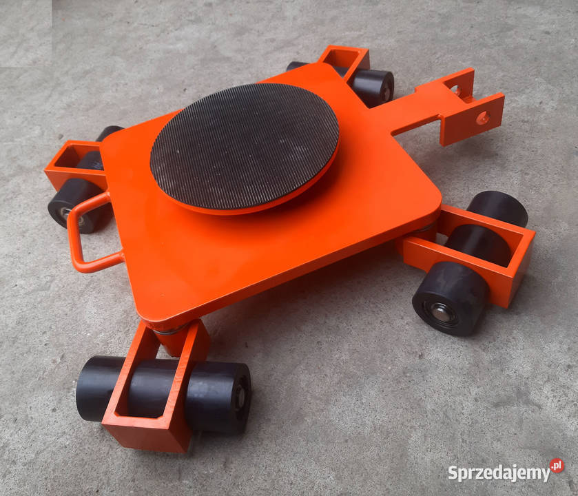 Wózek skrętny 8ks 9 ton do transportu maszyn Lubanie