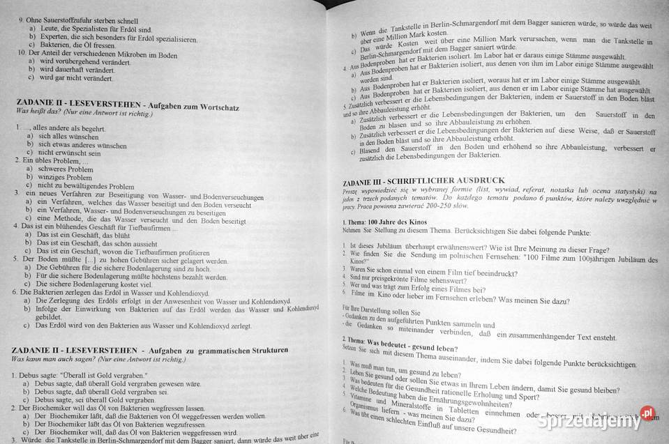 Tematy i zagadnienia maturalne z języka Chełm