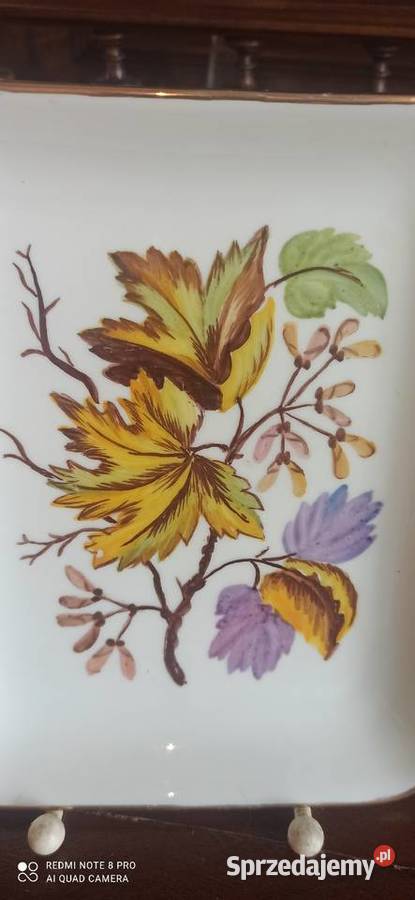 Petera porcelanowa tacka Syg Lilien Porzelan Gdańsk