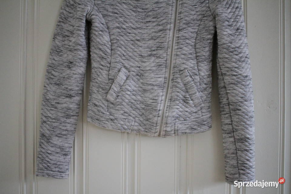 narzutka żakiet kamizelka kurtka HM xxs 32 szary/srebrny kujawsko-pomorskie Toruń