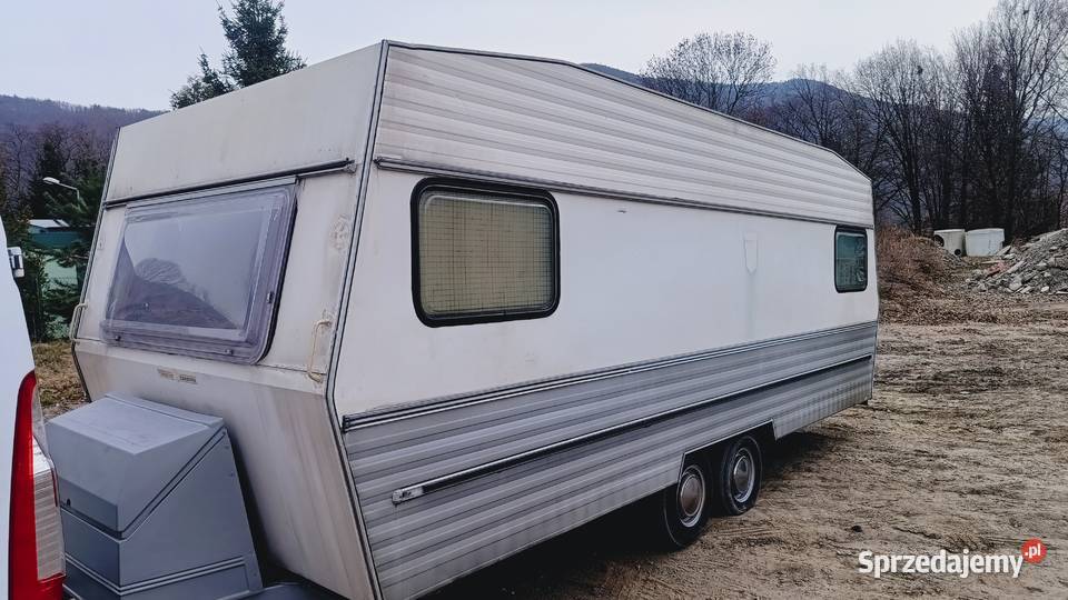 przyczepa kempingowa campingowa kemping DOMEK Międzybrodzie Bialskie sprzedam