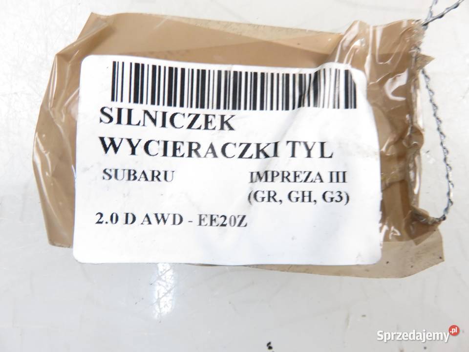 SILNICZEK WYCIERACZKI TYŁ SUBARU IMPREZA III