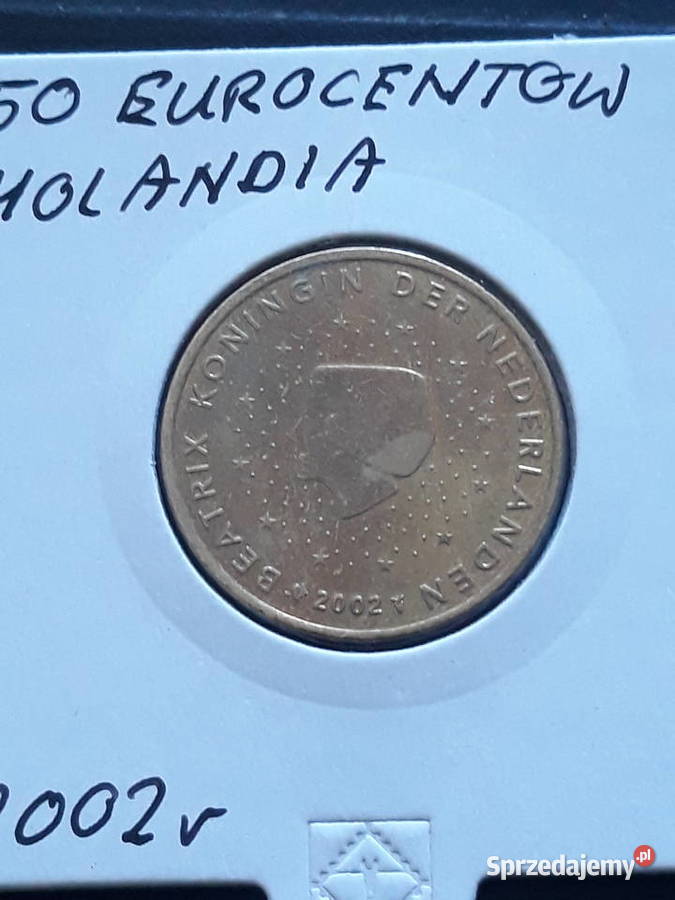 50 Eurocentów Holandia 2002 r Konin sprzedam