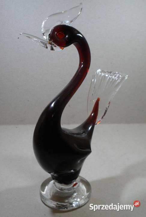 Figurka Szklana Murano Czapla Warszawa