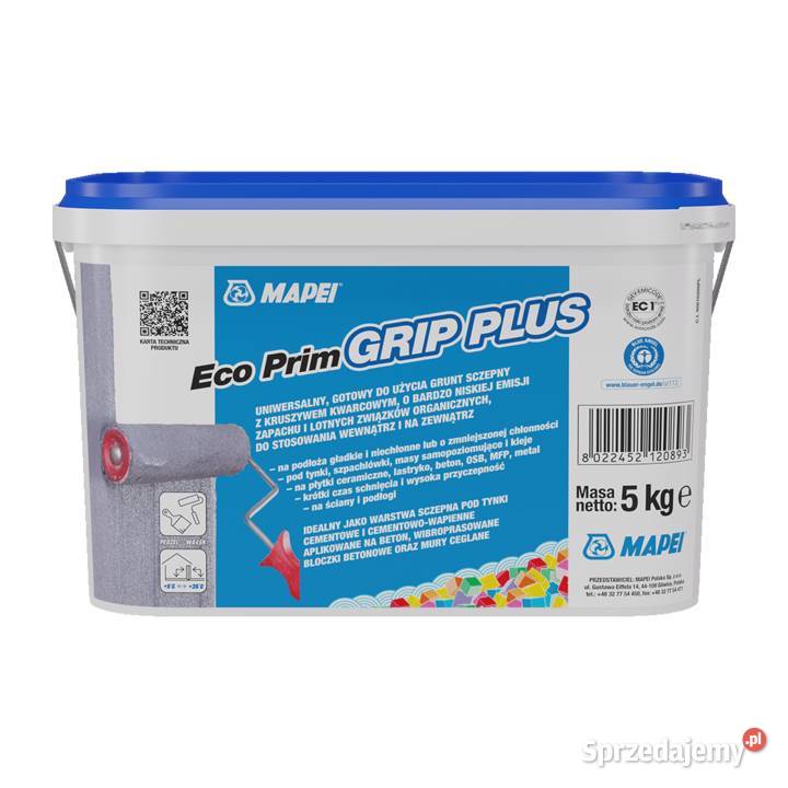 Mapei Eco Prim grunt 5 Gdów sprzedam