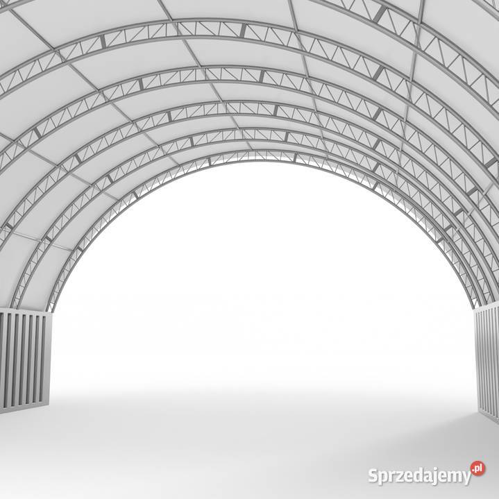 Zadaszenie kontenerowe wzmocnione 12x12m PVC Wrocław