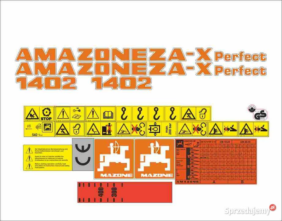 Naklejki Amazone X Perfect 1402 wielkopolskie Pleszew