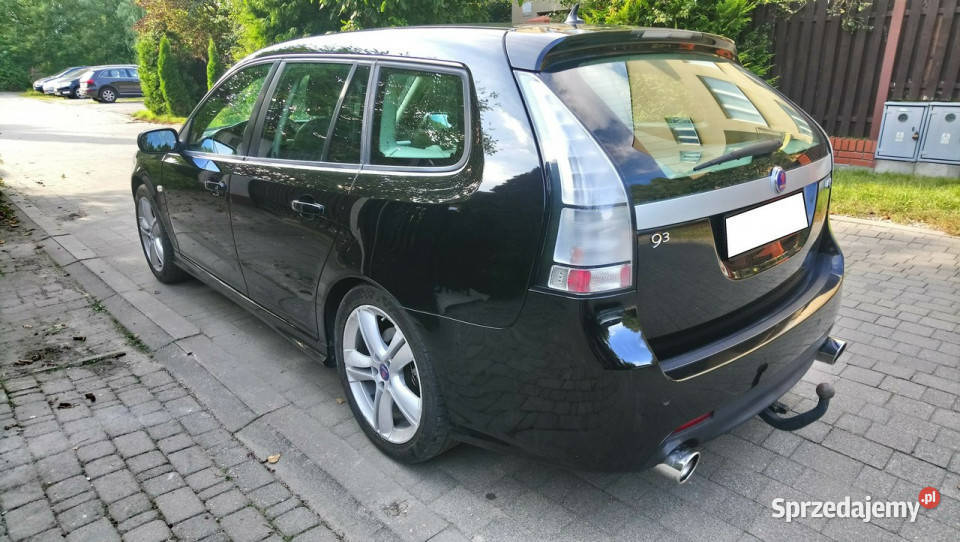 Saab 93 V6 28 Turbo 280 Aero XWD czarny Warszawa