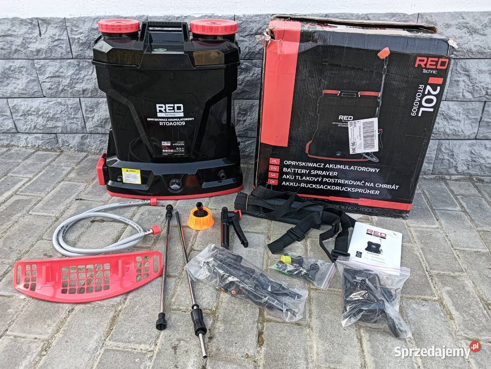 Opryskiwacz akumulatorowy 20L 8Ah komplet Wałbrzych sprzedam