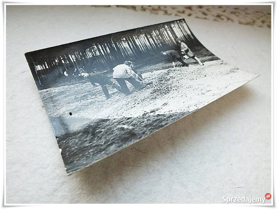 Dwie stare fotografie z czasów PRL prace Czyn Żary