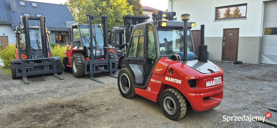 Terenowy wózek widłowy Manitou MSi35G Udźwig Małkinia Górna