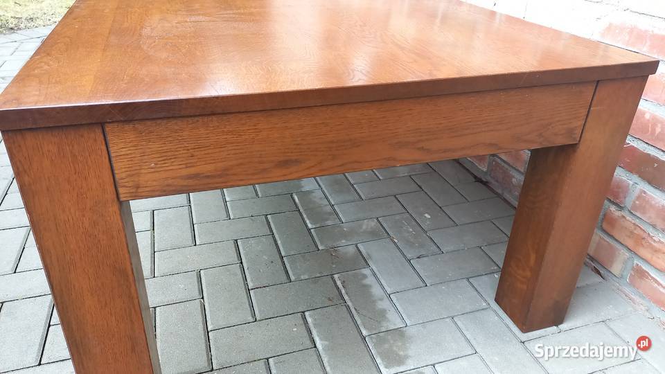 Stolik kawowy drewniany duży Ława z szufladami zachodniopomorskie sprzedam
