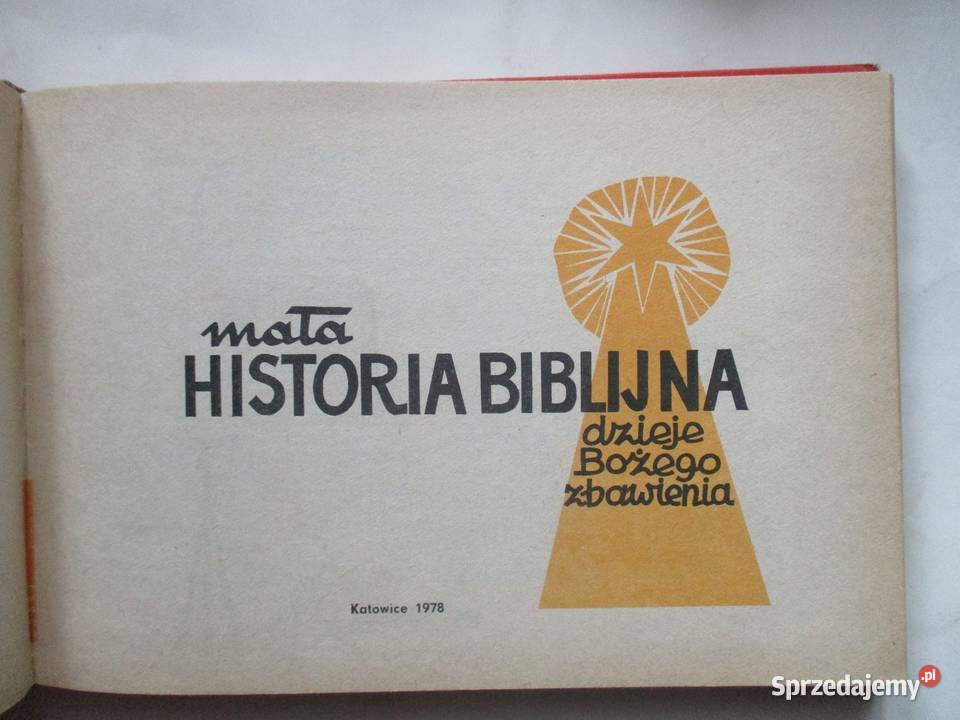 Mała historia biblijna religia Biblia testament Łódź sprzedam