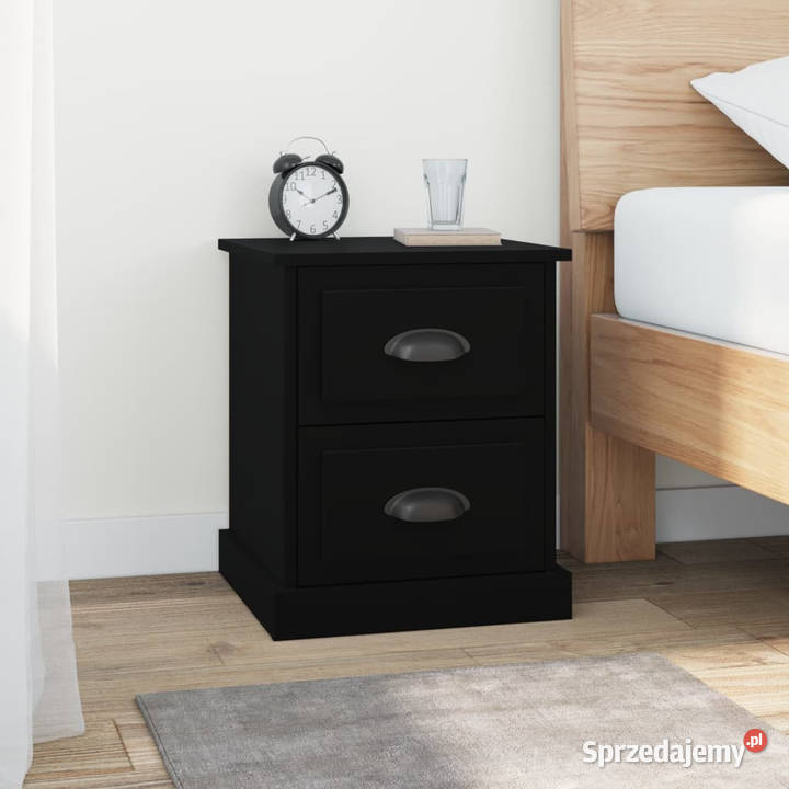 Szafki nocne 2 czarne 39x39x475 WM816147 Warszawa sprzedam