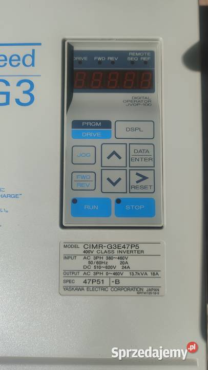 YASKAWA Varispeed 616G3 CIMRG3A47P5 Falownik