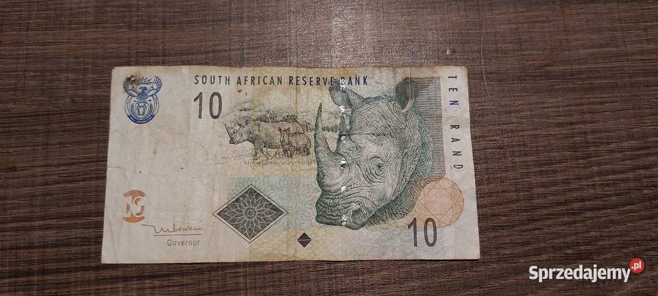 Sprzedam banknoty 10Rand 1999 Wrocław