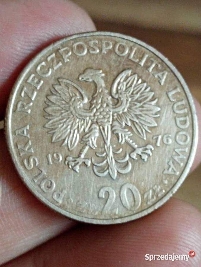 Sprzedam monete 20 zl 1976 Marceli Nowotko bzm Chełm