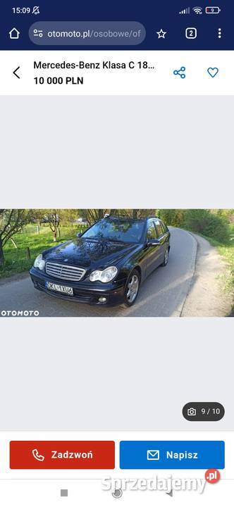 MercedesBenz klasa c LPGBENZYNA 180T kompr dolnośląskie Wrocław
