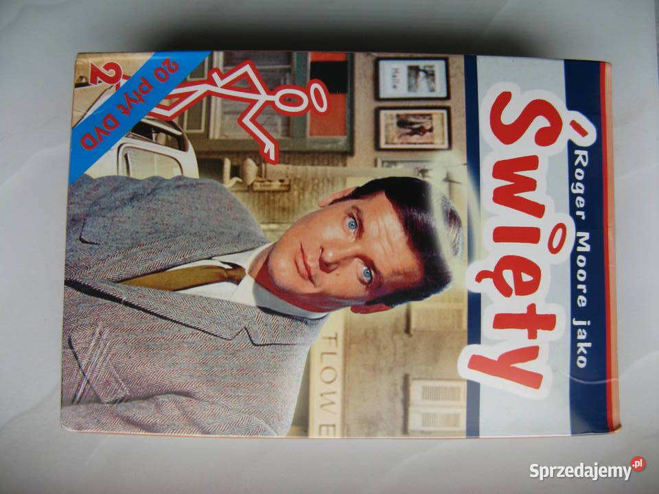 Święty Partnerzy Roger Moore 40 płyt DVD polski część kolekcji Filmy Poznań sprzedam