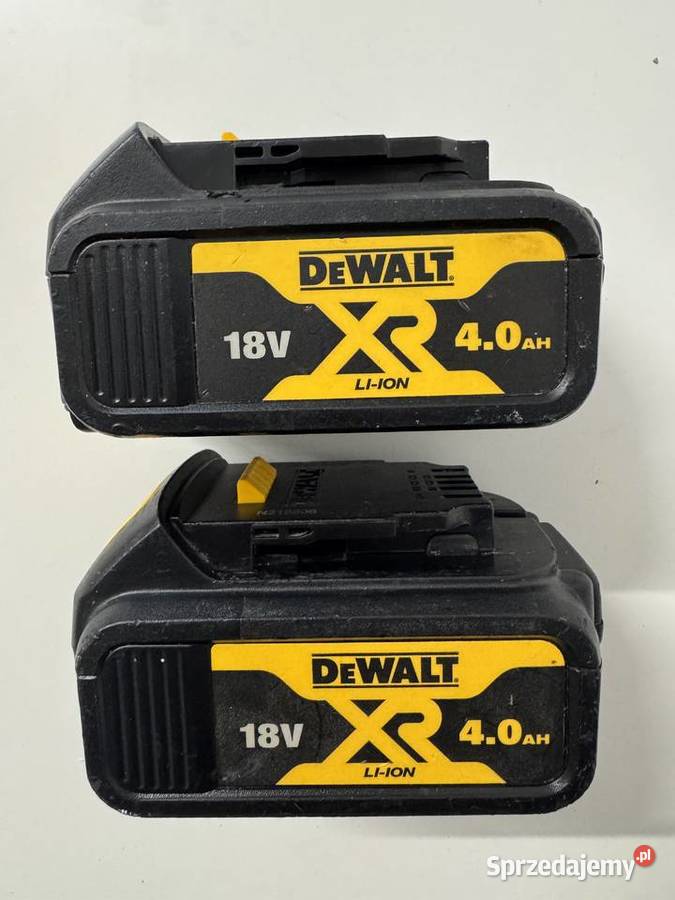 Oryginalne 2 Akumulatory Dewalt 4ah DCB182 łódzkie Lesieniec