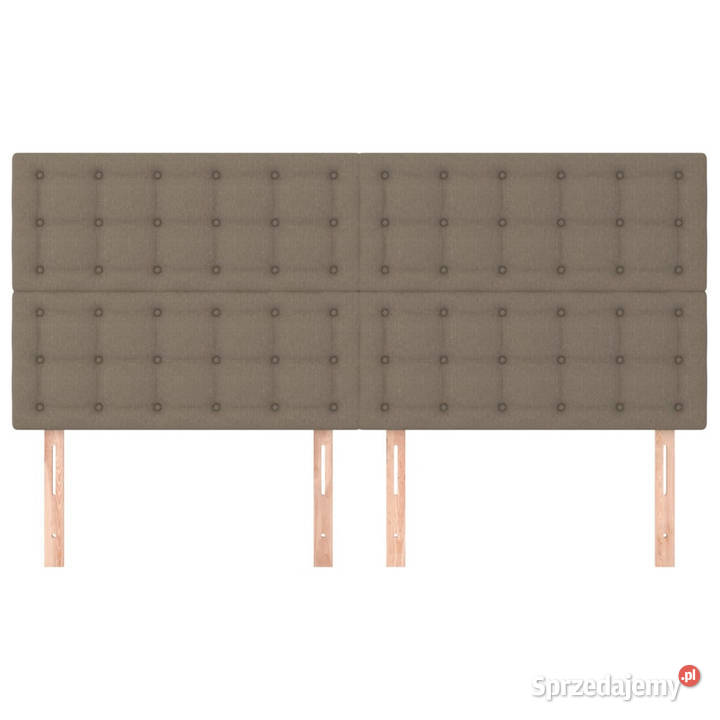 Zagłówki do łóżka 4 taupe 80x5x7888 tkanina Warszawa