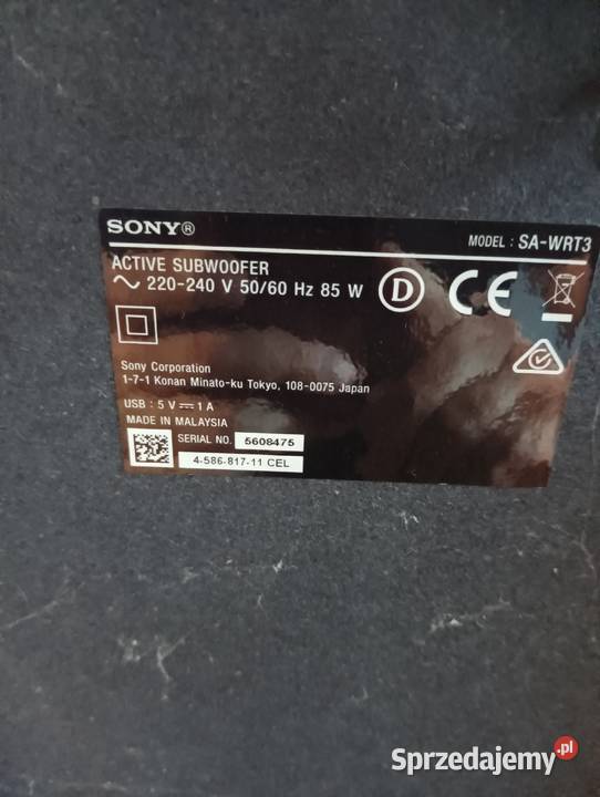 Sprzedam kino domowe Wolsztyn