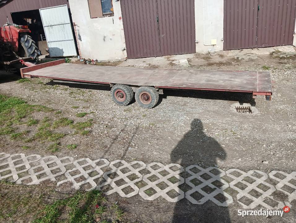 Laweta platforma sadownicza na 5 skrzyń