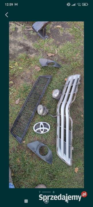 Części toyota Verso 1f7 lampa blotnik Auris 1g6 Halinów sprzedam