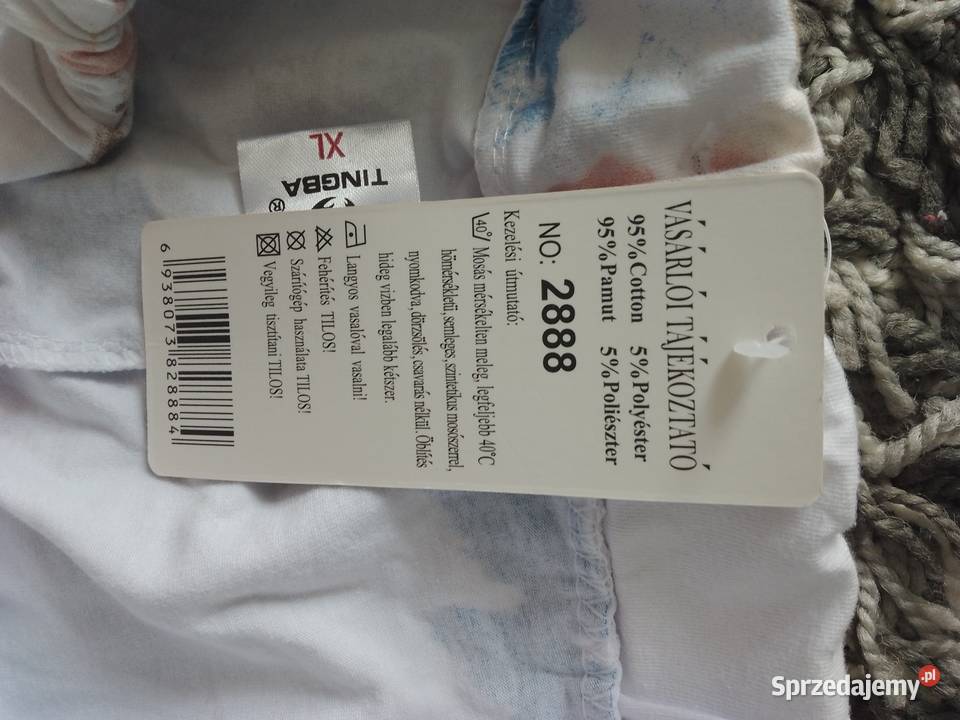 Spodnie letnie w kwiaty bawełna Moda i Styl Chrzanów