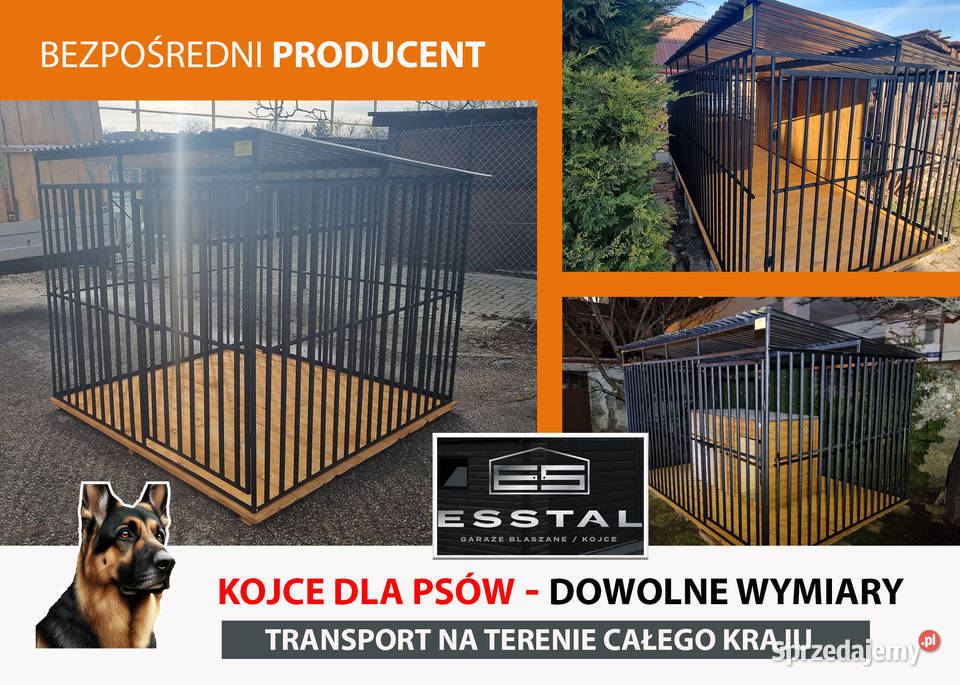 A132 Kojec Psa 2x2 Kojce dowolne rozmiary PSA Zwierzęta małopolskie Wadowice