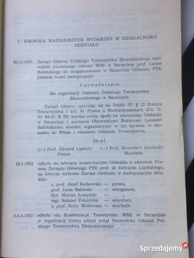 3715 Kronika Szczecińskiego Oddziału PolTow Szczecin