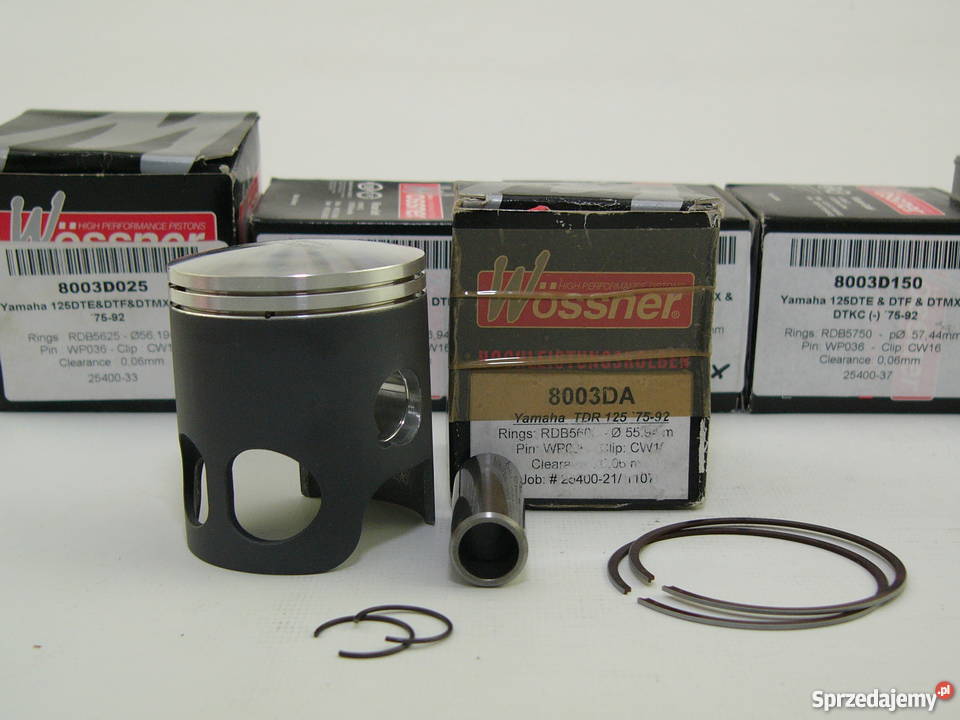 TŁOK komplet tłokowy WOSSNER 5594 mm selA DT 125 śląskie Zabrze