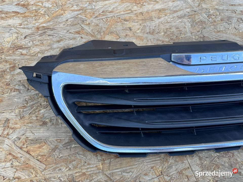 Grill atrapa chłodnicy Peugeot 108 14 chrom Logo wielkopolskie Międzychód