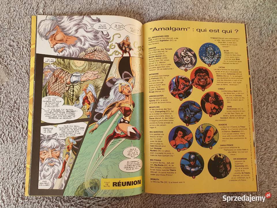 DC versus Marvel Comics Amazon 1997 język Europejskie pomorskie Gdynia