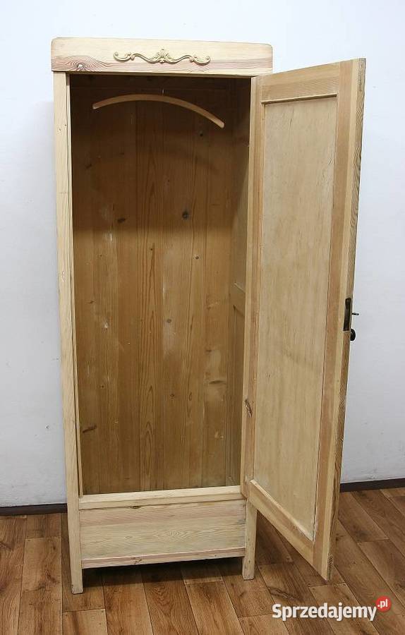 Mała Szafa Secesyjna Oczyszczona 66 AntykiMarki Marki