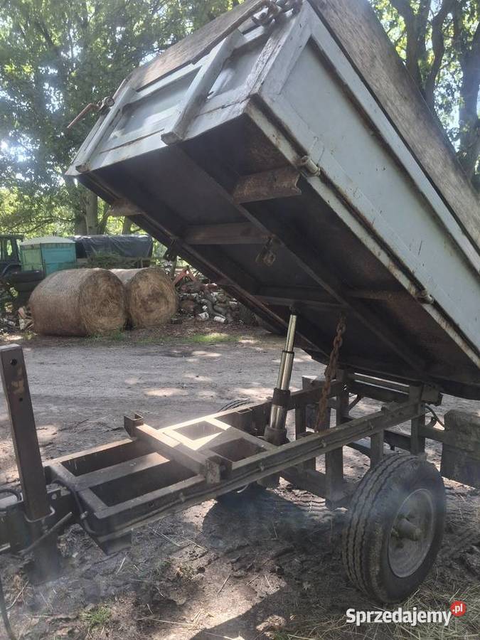 Przyczepa minitraktorek wywrotka 3stronny kiper