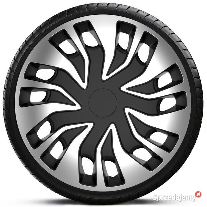 ZESTAW KOŁPAKÓW FAST SILVER BLACK 15 KPL4 Mrągowo