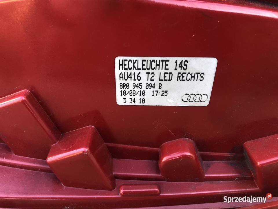 Audi Q5 Lampa Led Usa prawa lewa osobowe Lampy tylne lubelskie Biała Podlaska