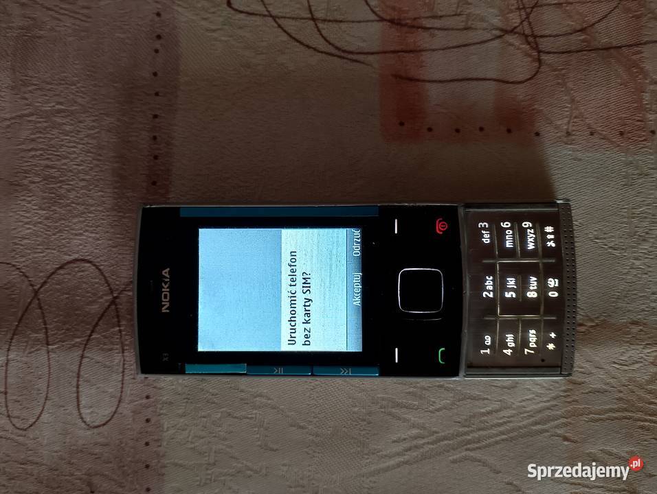 Nokia X3 00 Czarna Woda