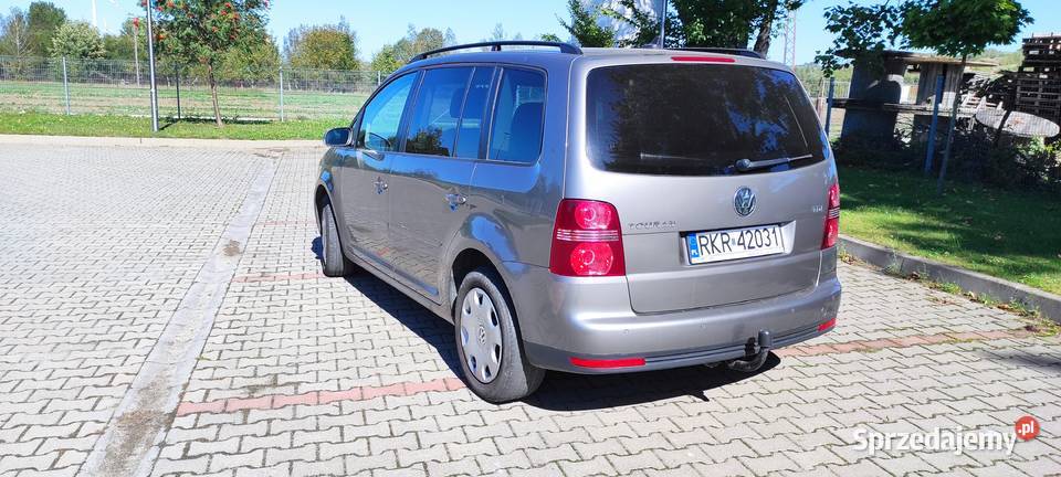 Volkswagen Touran 2007 19 TDI welurowa tapicerka Rymanów