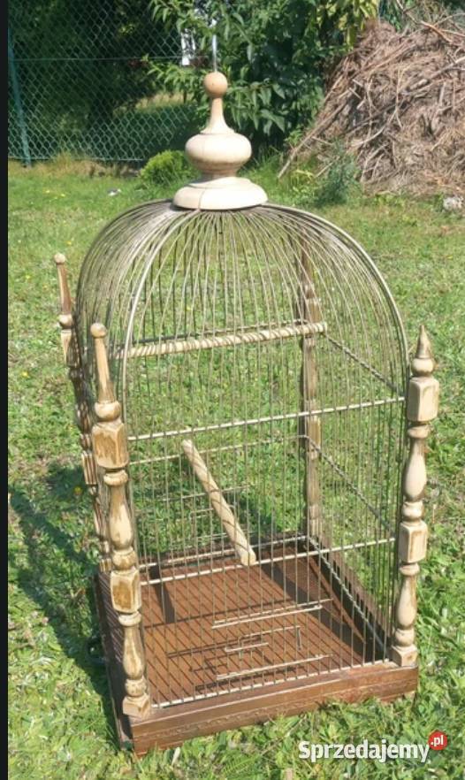 Unikalna Dekoracja OgrodowaDomowa Klatka Vintage Wąbrzeźno