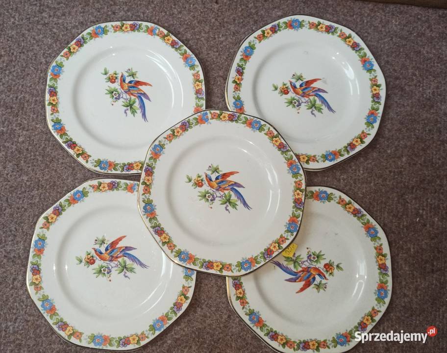 Talerz z rajskim ptakiem Soho Pottery LTD Gdańsk sprzedam