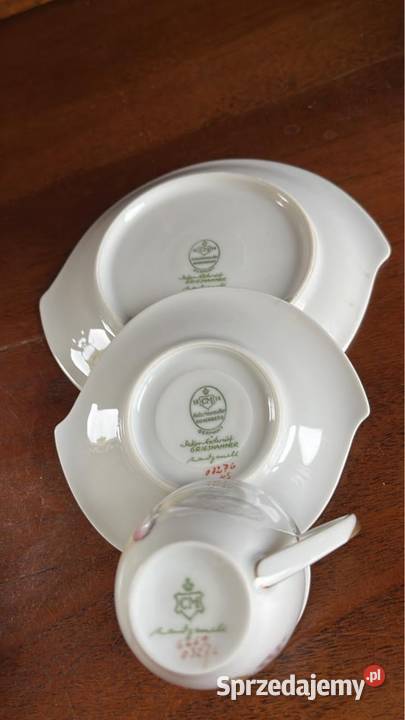 Talerzyk Hutschenreuther 1950 r 1814 Dekor pomorskie Gdańsk