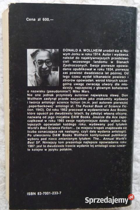 Don Wollheim proponuje 1988 Najlepsze mazowieckie Warszawa