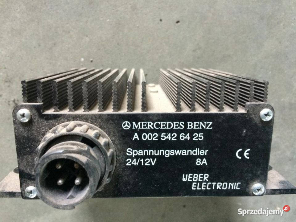 Przetwornica Atego 0025426425 24v12v 8A ciężarowe lubuskie Maszewo