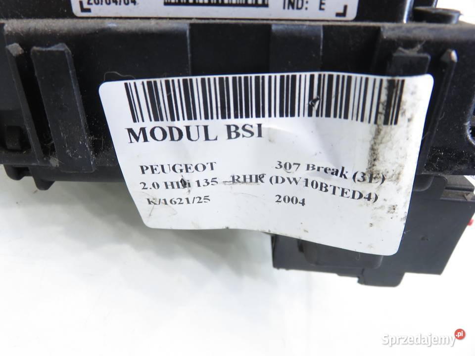 BSI PEUGEOT 307 9650664080