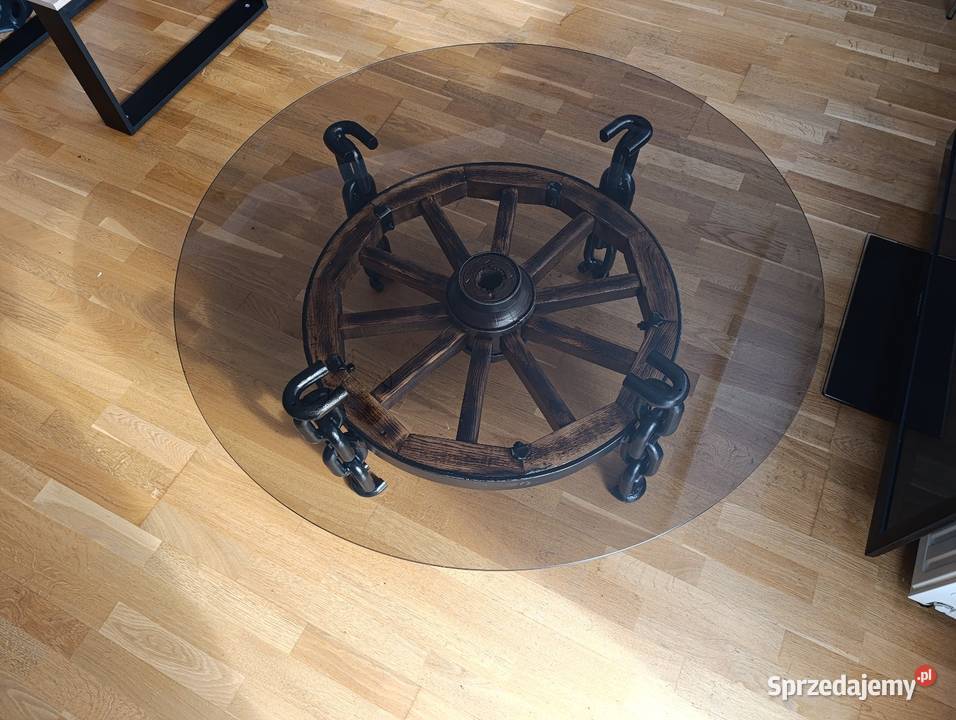 Stolik kawowy loftowy 72cm Strzałkowo sprzedam