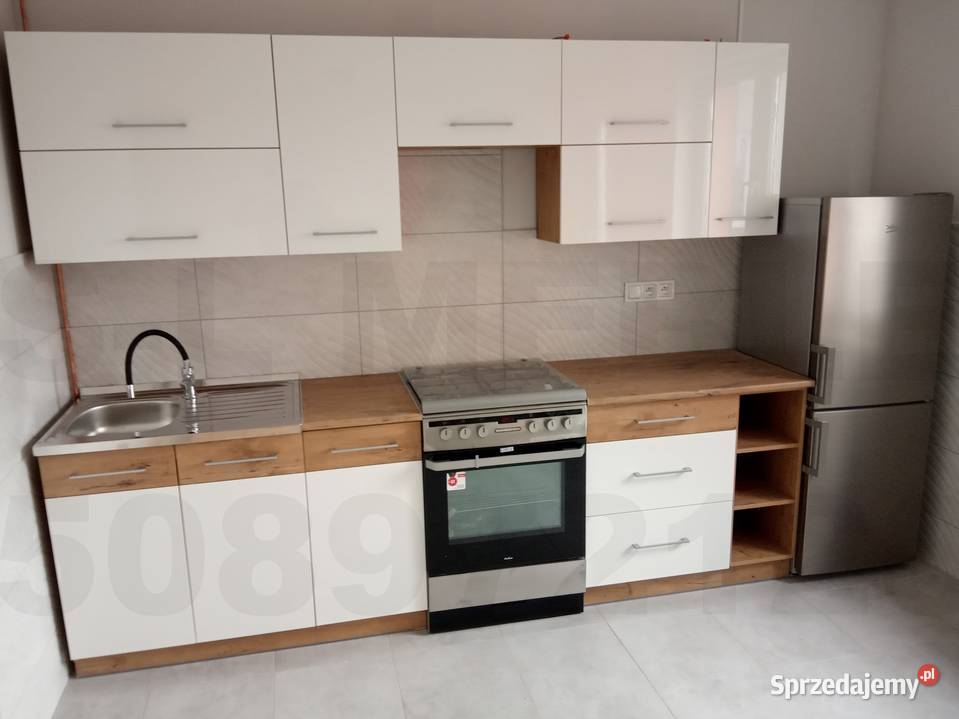 MEBLE KUCHENNE SZAFKI VIGO MDF BIAŁY POŁYSK DĄB Katowice