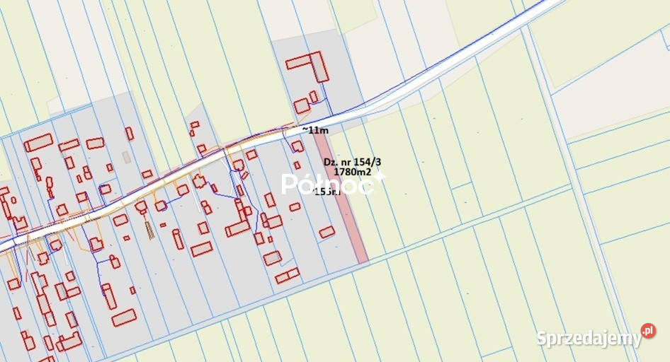 Działka 1780m I MPZP I POPŁAWY gm Stara Kornica 11m Popławy