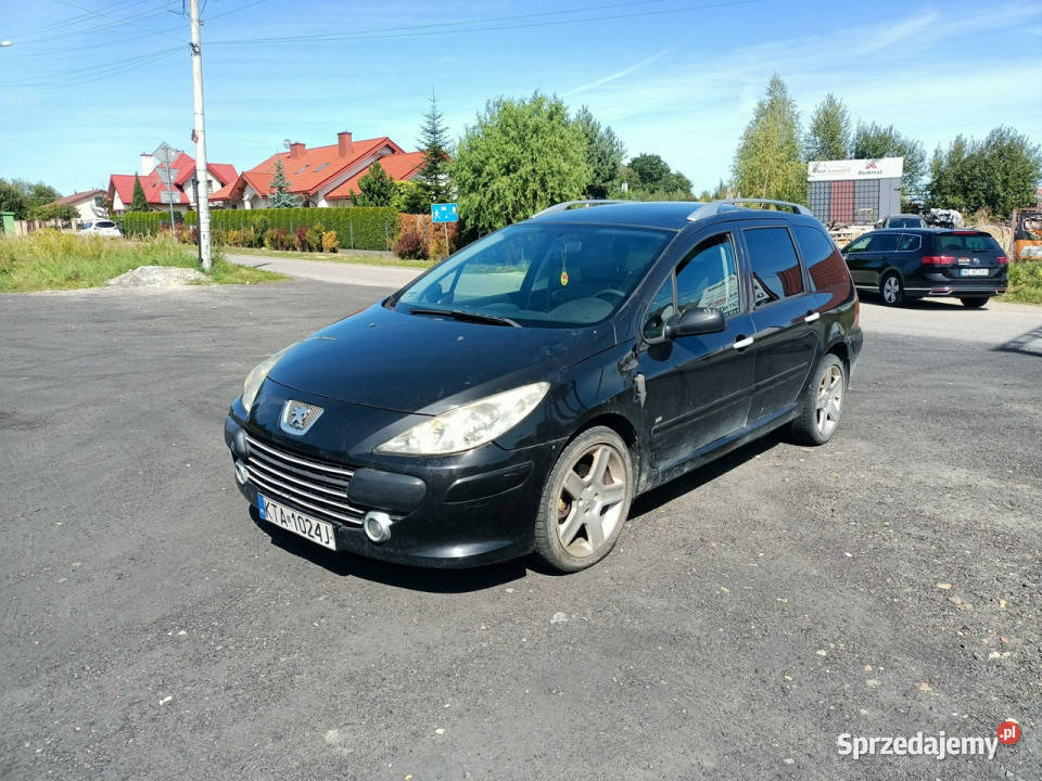Peugeot 307 SW Peugeot 307 16HDI 109 06r I czarny małopolskie sprzedam